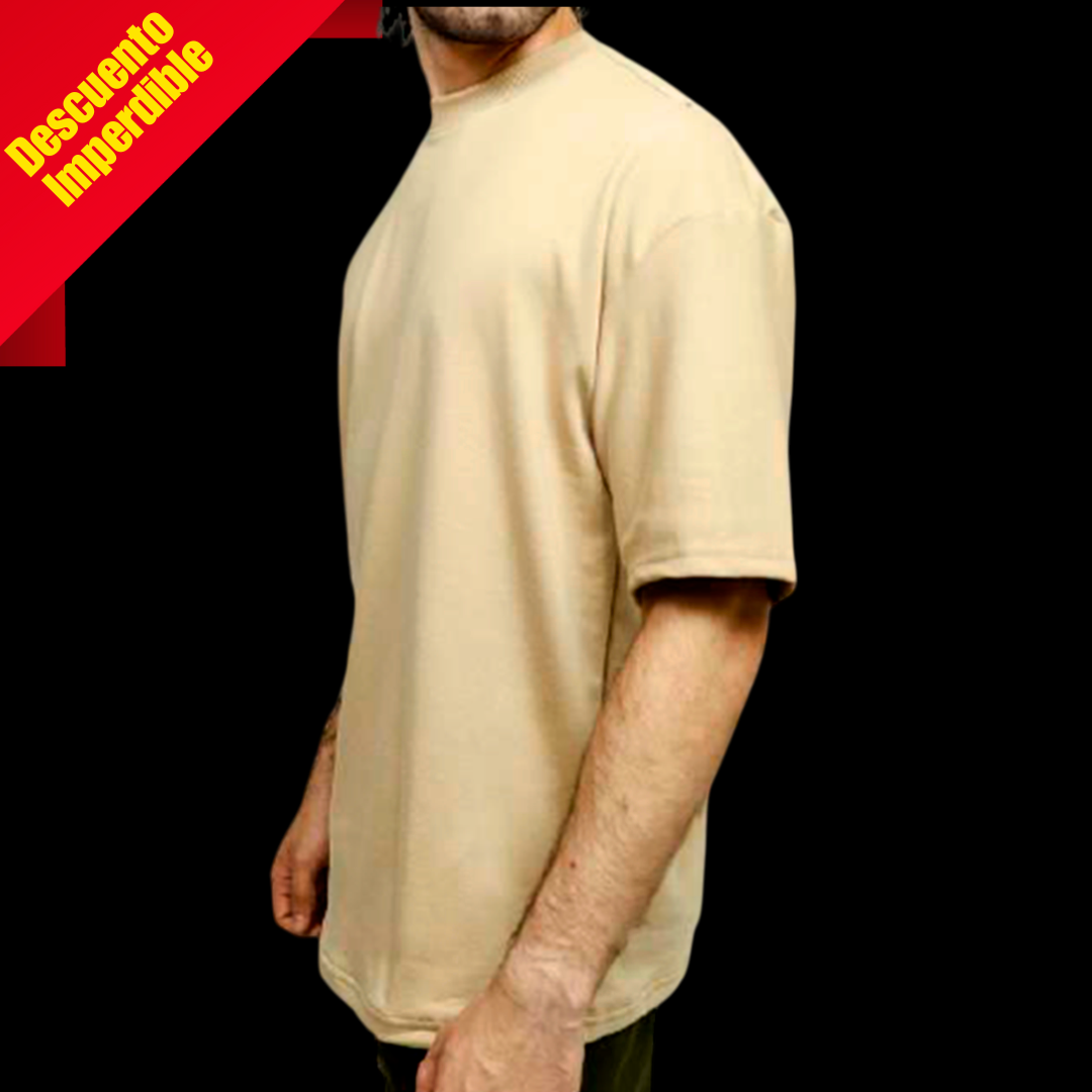 Camiseta Oversize Unisex Camel