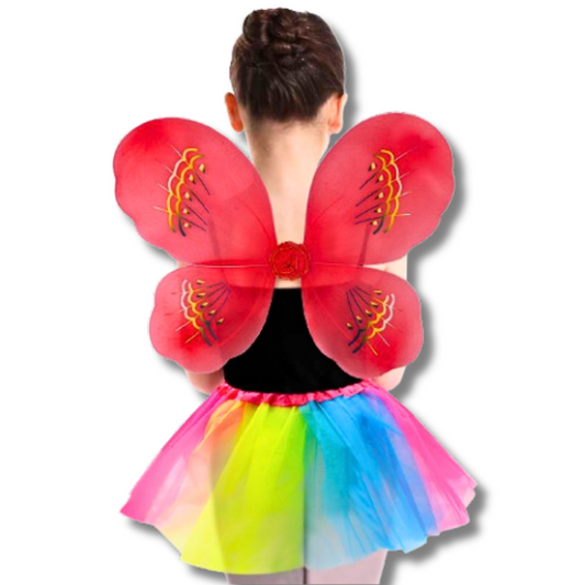 Disfraz Hada Mariposa con Tutú y Alas