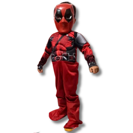 Disfraz inspirado en Deadpool Niño – Polilicra estampada