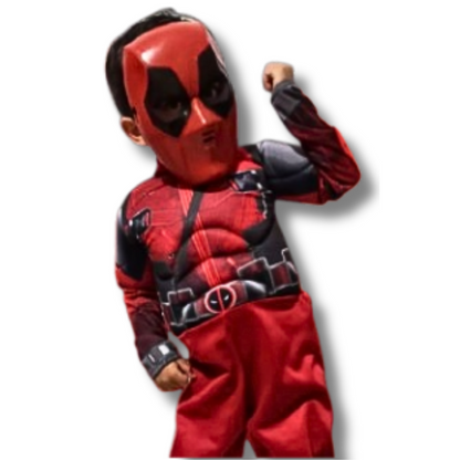Disfraz inspirado en Deadpool Niño – Polilicra estampada