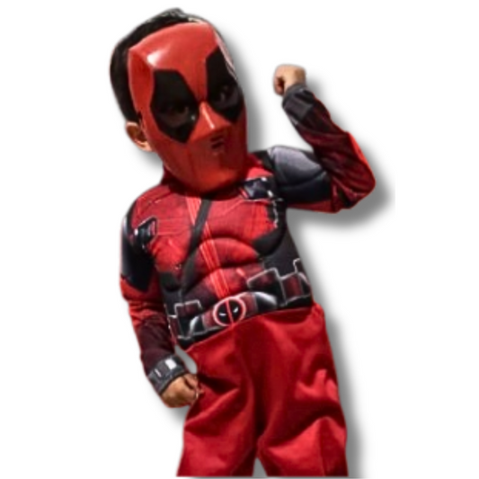 Disfraz inspirado en Deadpool Niño – Polilicra estampada