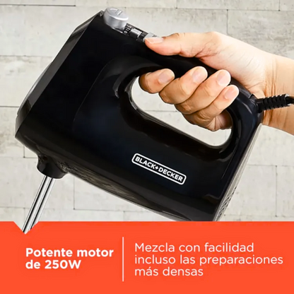 Batidora Black+Decker 2 en 1 Vertical y Manual – Modelo MX9125-2BDLA