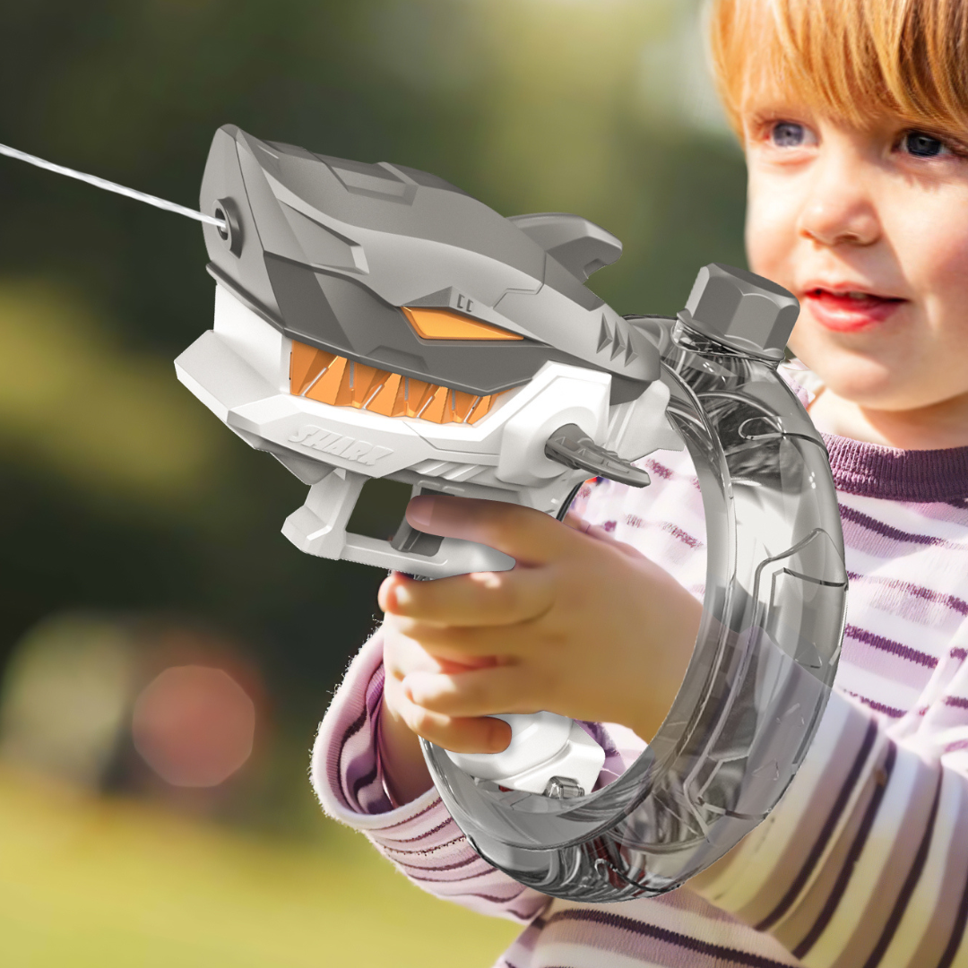 Pistola de Agua Eléctrica “Tiburón”