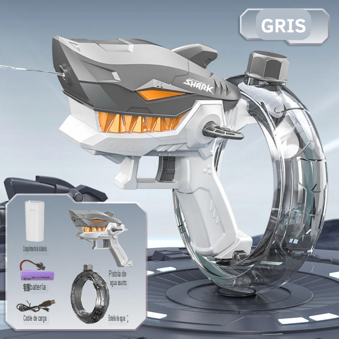 Pistola de Agua Eléctrica “Tiburón”