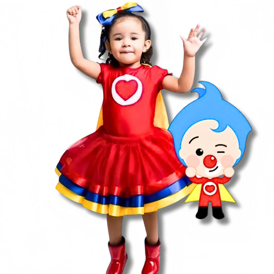 Disfraz Niña Payaso Plim Plim