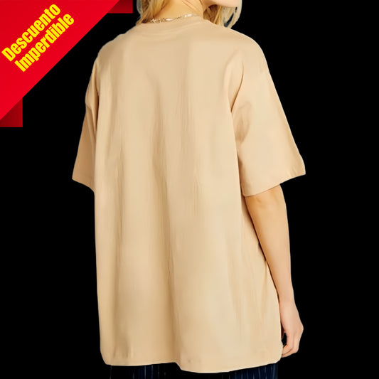 Camiseta Oversize Unisex Camel