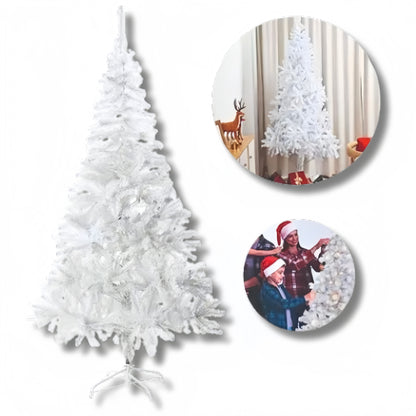 Árbol de Navidad Blanco 180 cm – 660 Ramas + Luces