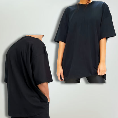 Camiseta Oversize Unisex Negro