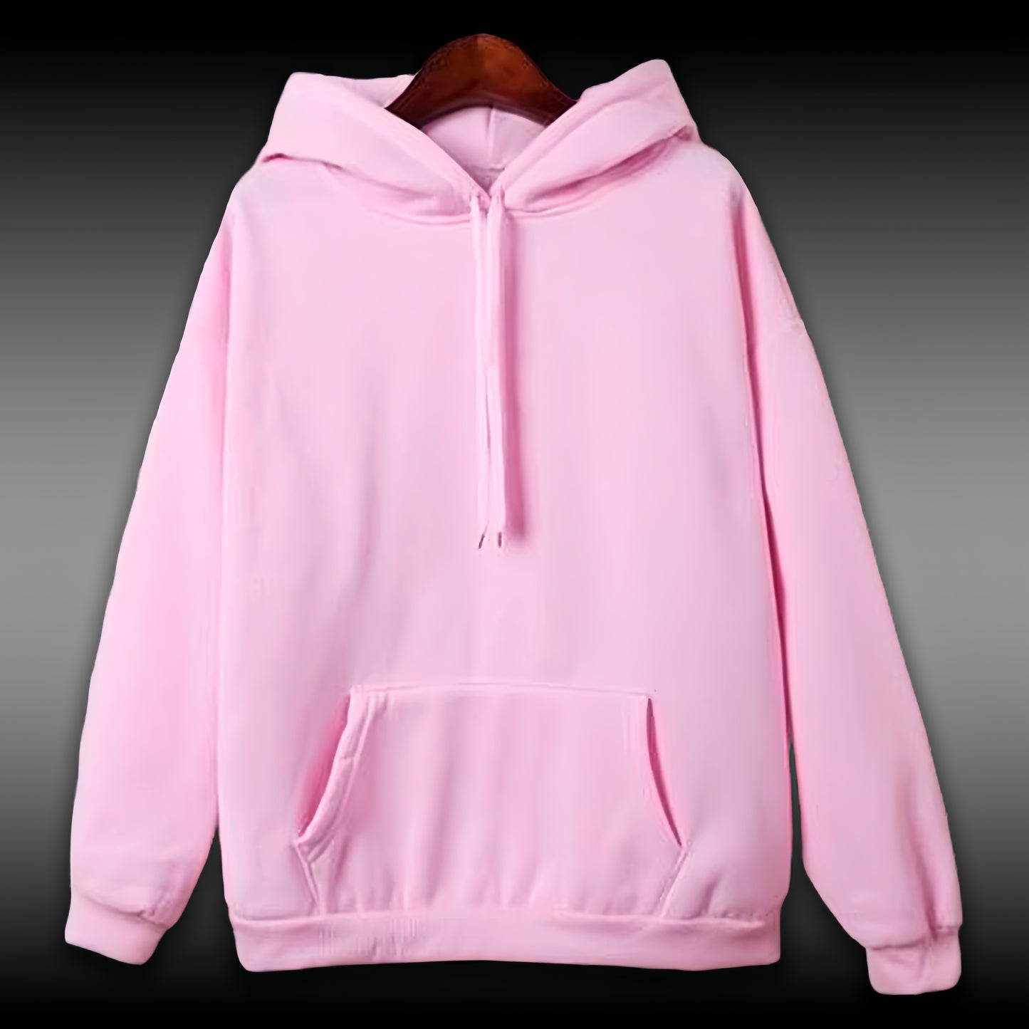 Buzo Hoodie Rosado Unisex con Capucha