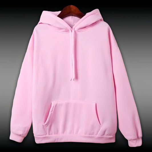 Buzo Hoodie Rosado Unisex con Capucha
