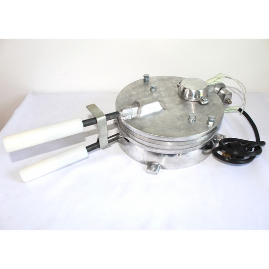 Máquina de Obleas / Conos 20 cm con Troquel + Moldes Incluidos