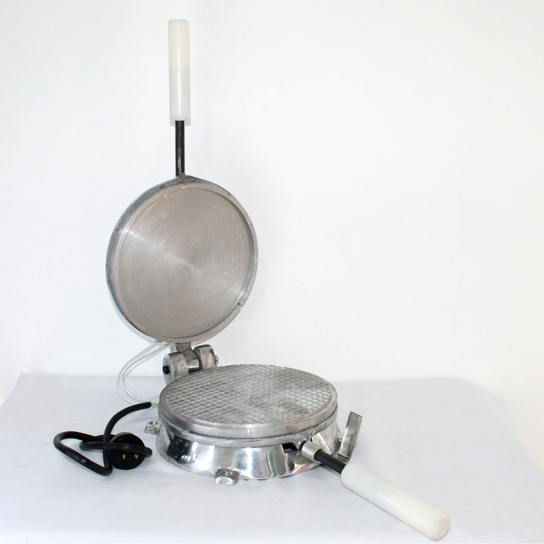 Máquina de Obleas / Conos 20 cm con Troquel + Moldes Incluidos