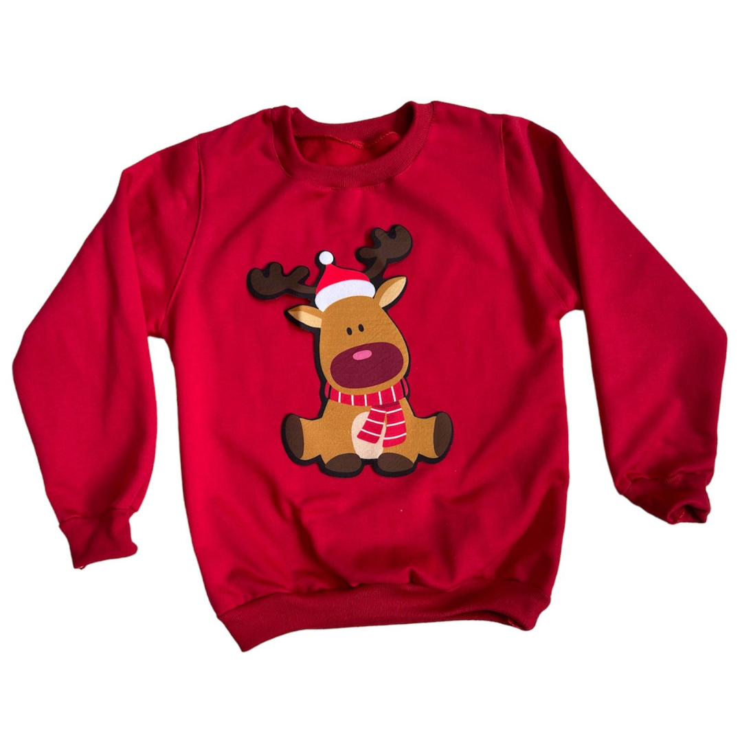 Buso Infantil Rojo Navidad con Luces