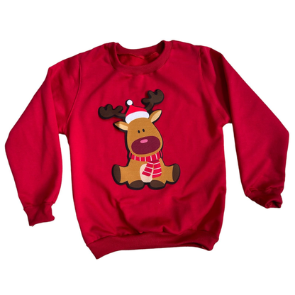 Buso Infantil Rojo Navidad con Luces