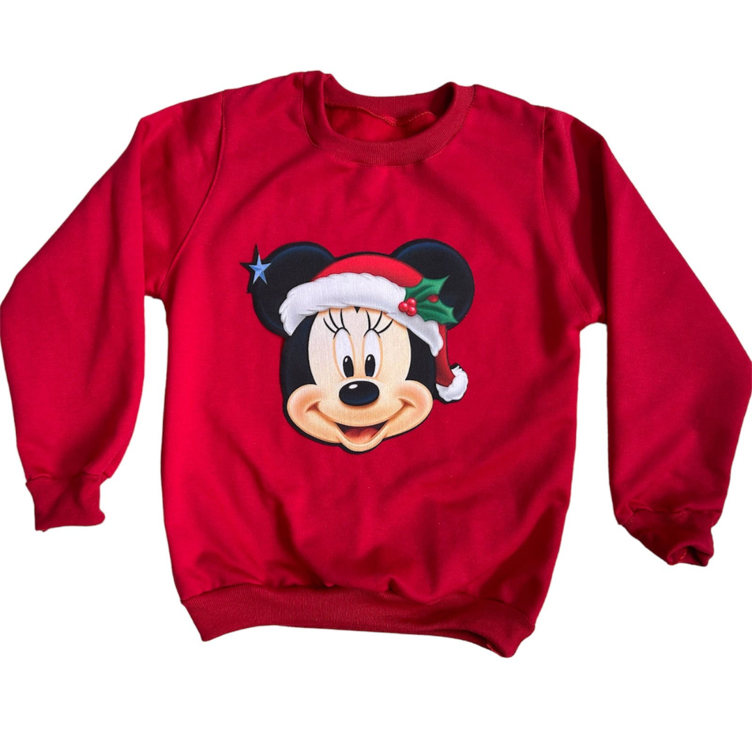 Buso Infantil Rojo Navidad con Luces