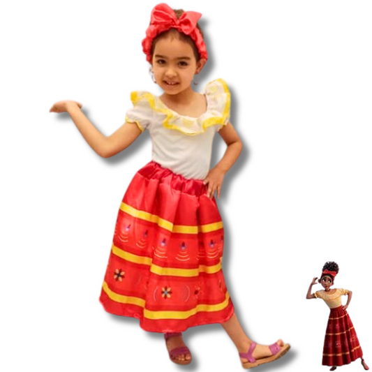 Disfraz Niña inspirado en Dolores Encanto