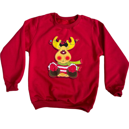 Buso Infantil Rojo Navidad con Luces