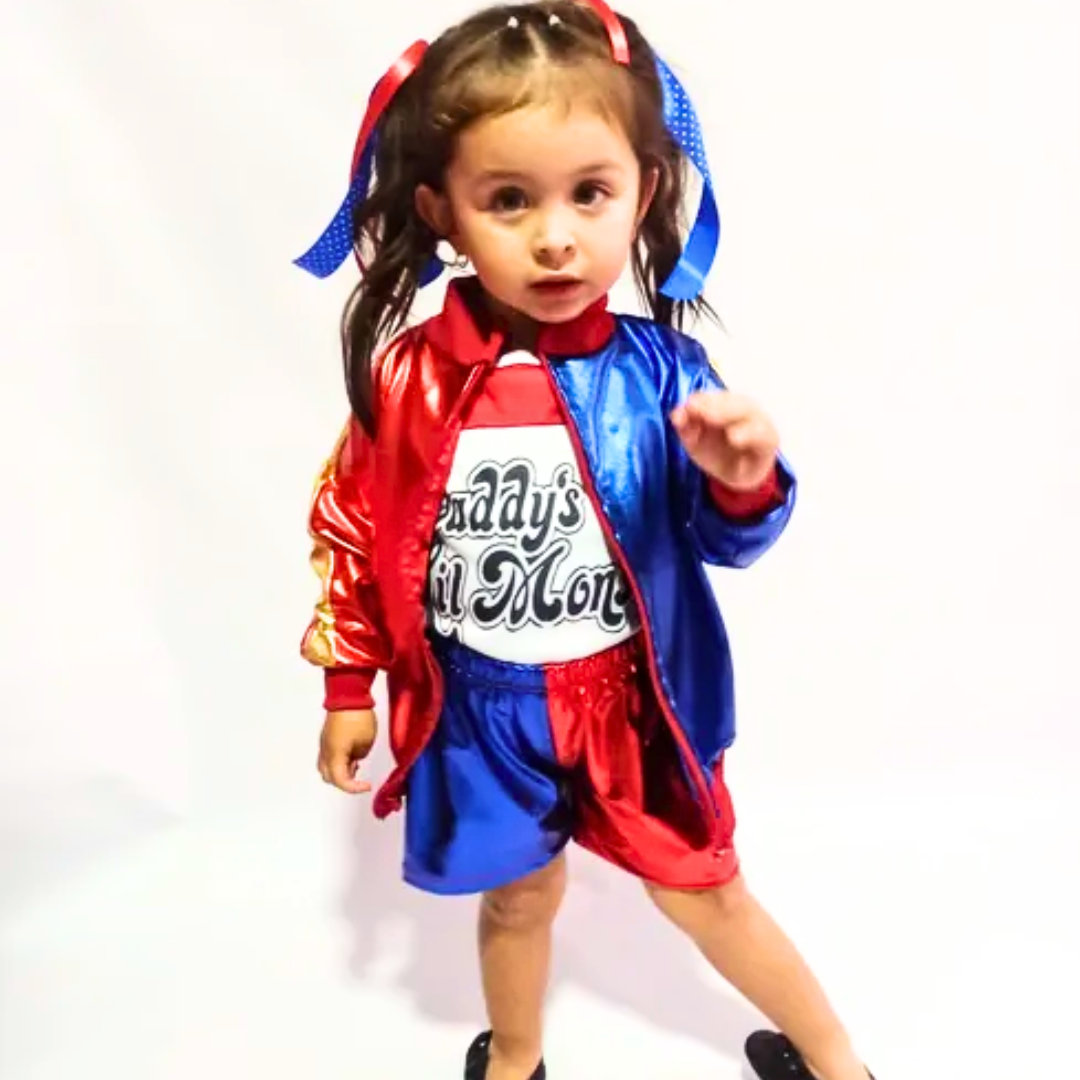 Disfraz Niña Harley Quin Cosplay