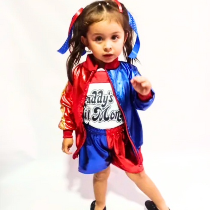 Disfraz Niña Harley Quin Cosplay