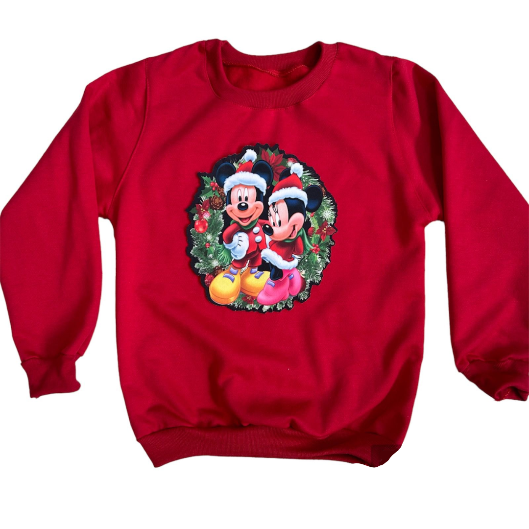 Buso Infantil Rojo Navidad con Luces