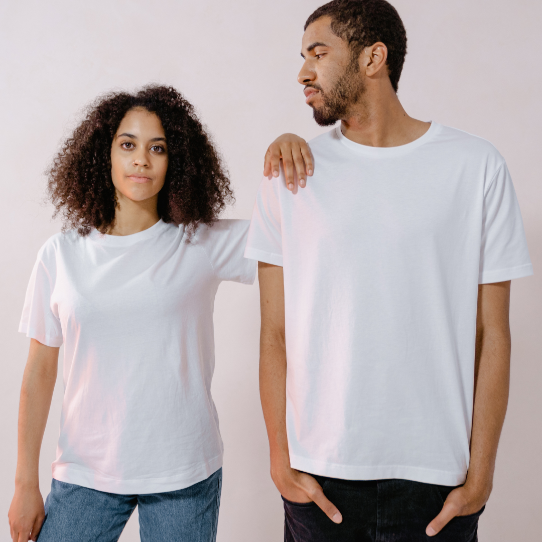 Camiseta Clásica Unisex Blanco TALLA UNICA S -XS