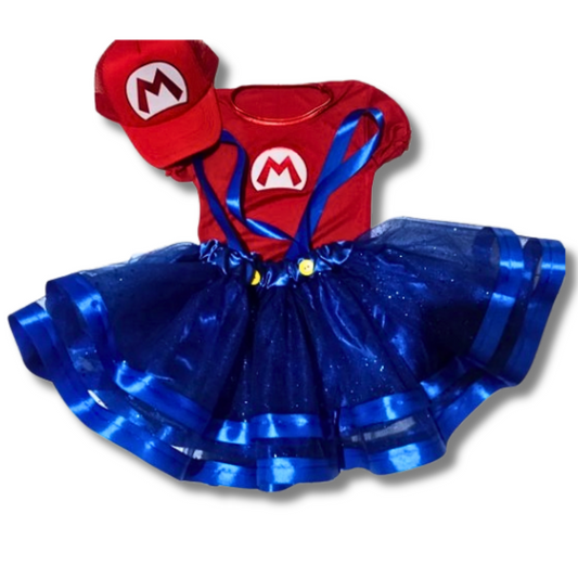 Disfraz Niña Mario Bros Tutu – Cosplay Temático
