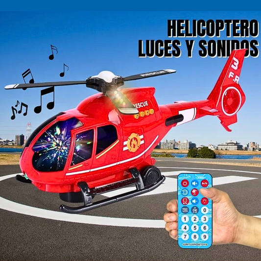 Helicóptero de Rescate Electrónico – Juguete Infantil