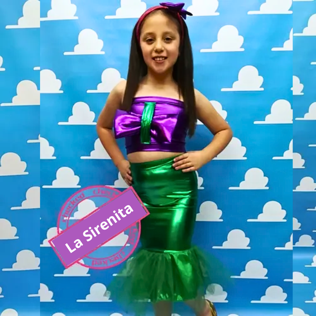 Disfraz Niña inspirado en La Sirenita Cosplay