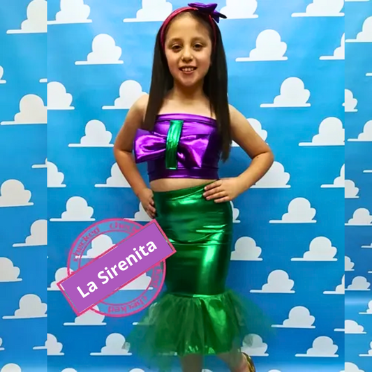 Disfraz Niña inspirado en La Sirenita Cosplay