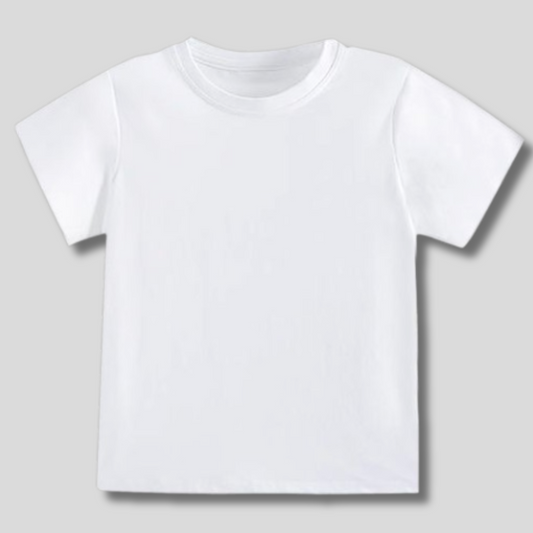 Camiseta Clásica Unisex Blanco TALLA UNICA S -XS