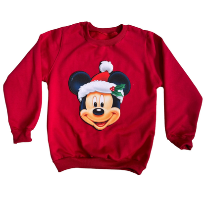 Buso Infantil Rojo Navidad con Luces