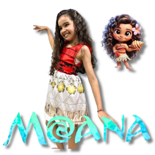 Disfraz Moana Blanco – Fantasía y Diversión