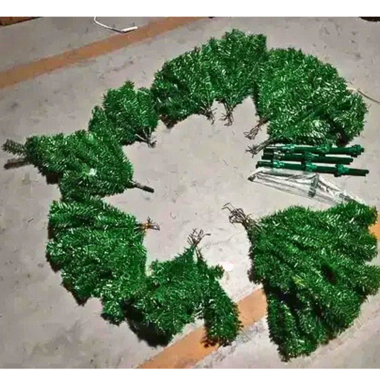 Árbol de Navidad Rama por Rama 240 cm – 1238 Puntas, Color Verde