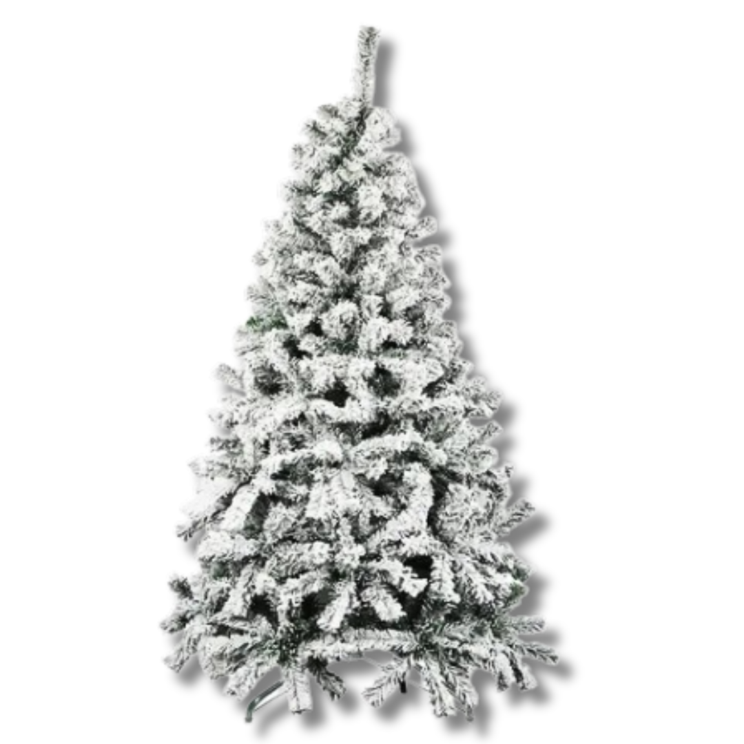 Árbol de Navidad Artificial Nevado Premium 1.70 m – Verde