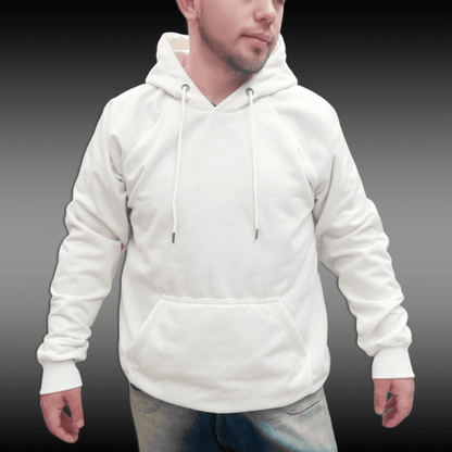 Buzo Hoodie Marfil Unisex con Capucha