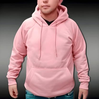 Buzo Hoodie Palo Rosa Unisex con Capucha