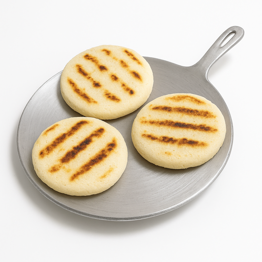 Budare Tiesto Ocañero en Aluminio Fundido – Ideal para Arepas y Más