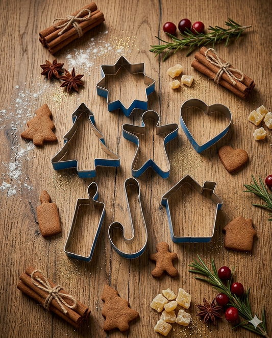 Cortadores de Galletas Navidad x7 – Para Galletas o Fondant