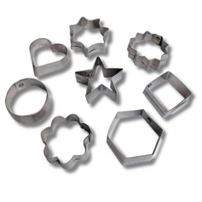 Cortadores de Galletas, Pastillaje o Fondant – Set x8
