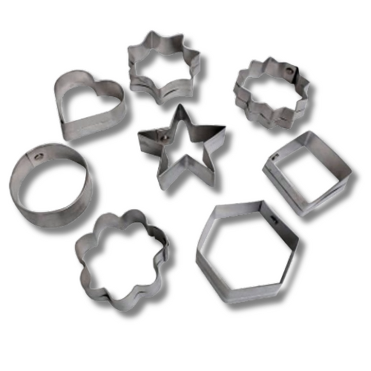 Cortadores de Galletas, Pastillaje o Fondant – Set x8
