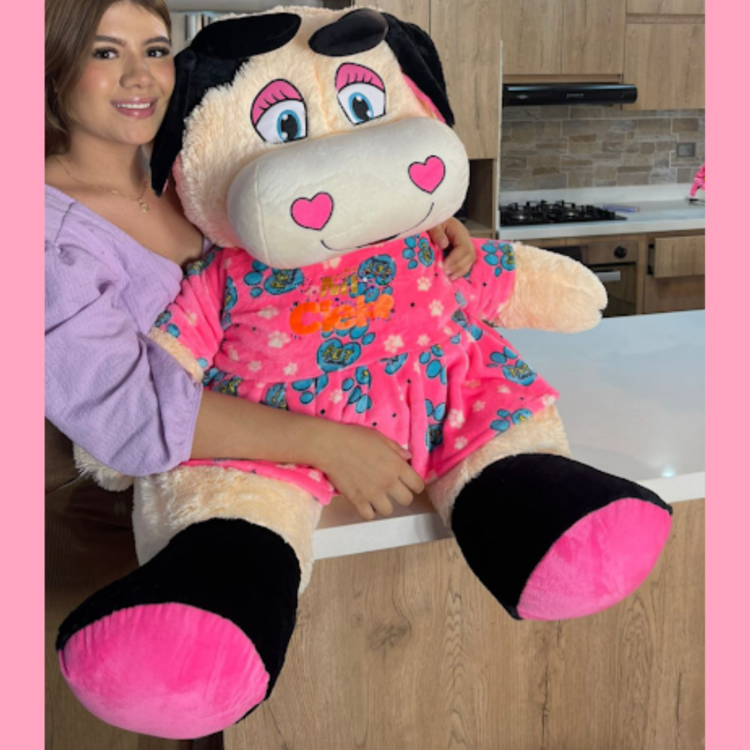 Peluche Vaca Tierna 1.40 Metros