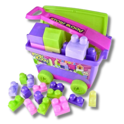 Vagón Armatodo con Bloques Didácticos para Niños