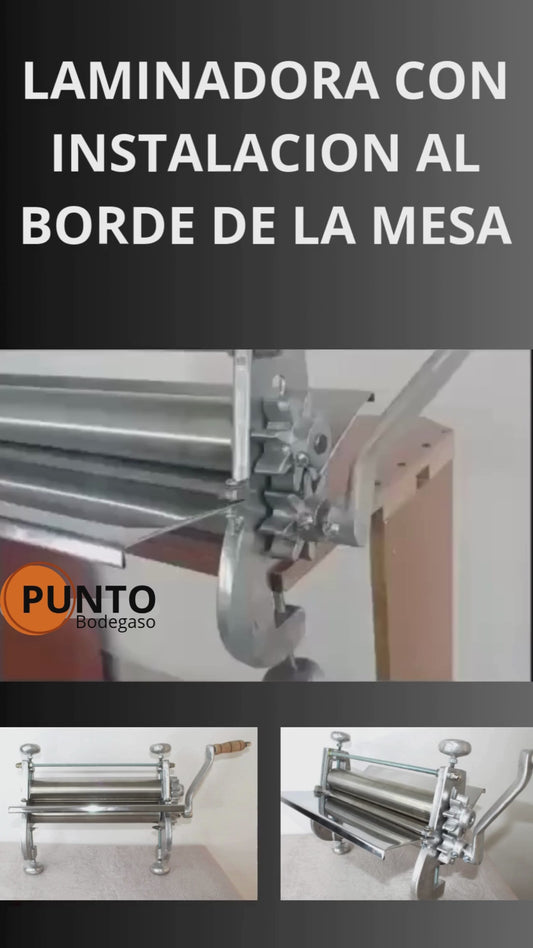 Laminadora de masa 50 cm (Instalación al borde de mesa)