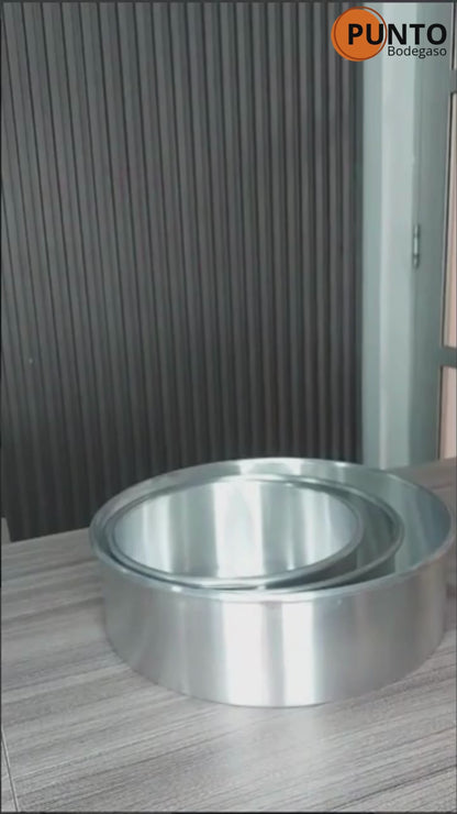 Set de Moldes para Tortas x3 en Aluminio de Alta Calidad