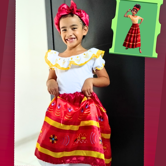 Disfraz Niña inspirado en Dolores Encanto