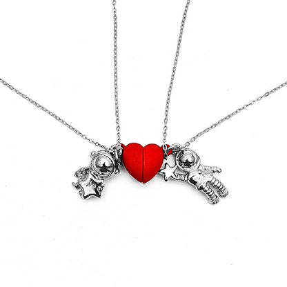 Collar de Pareja Astronauta – Acero Inoxidable