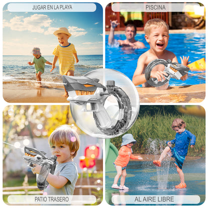 Pistola de Agua Eléctrica “Tiburón”